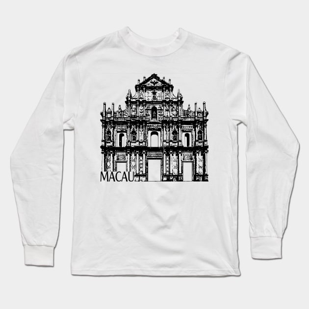 Macau Long Sleeve T-Shirt by TravelTs